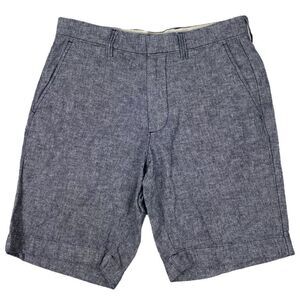 J. Crew Mens 9" Gramercy linen-cotton short size 29